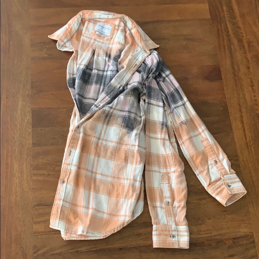 Bleached flannel